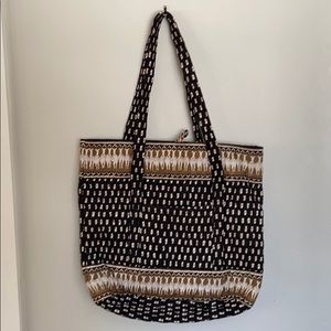 Vintage Vera Bradley Quilted Fabric Tote